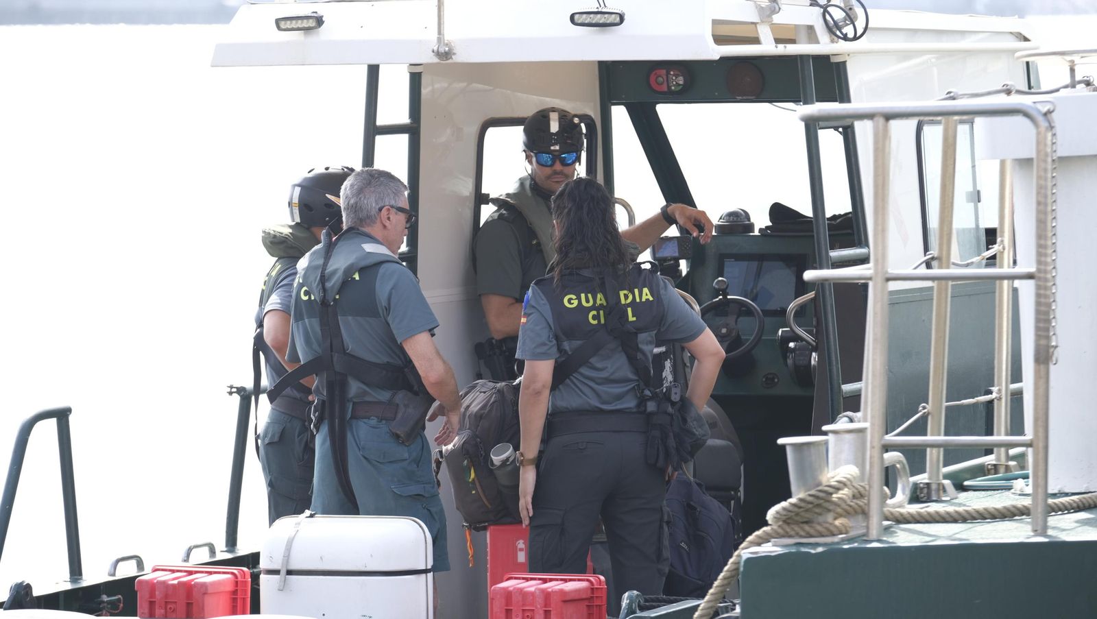 Patrullaje con el Servicio Marítimo de la Guardia Civil, en imágenes