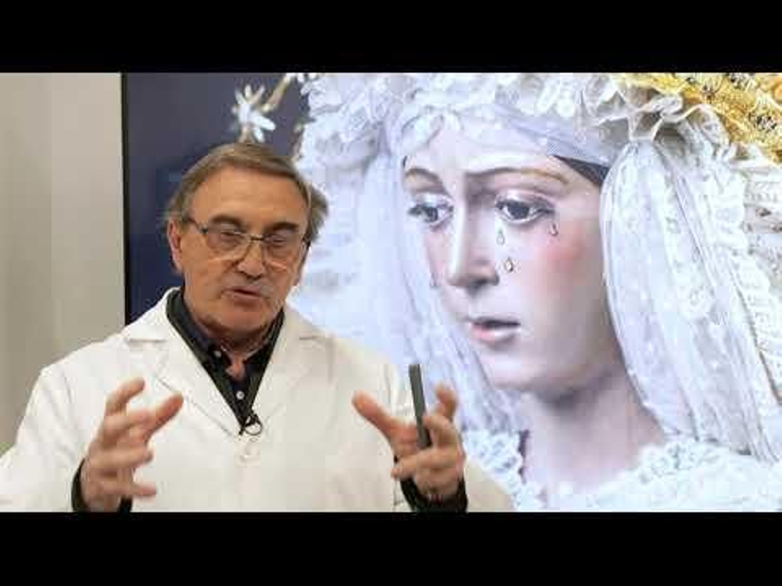 Pedro Manzano explica el resultado de la restauración de la Macarena