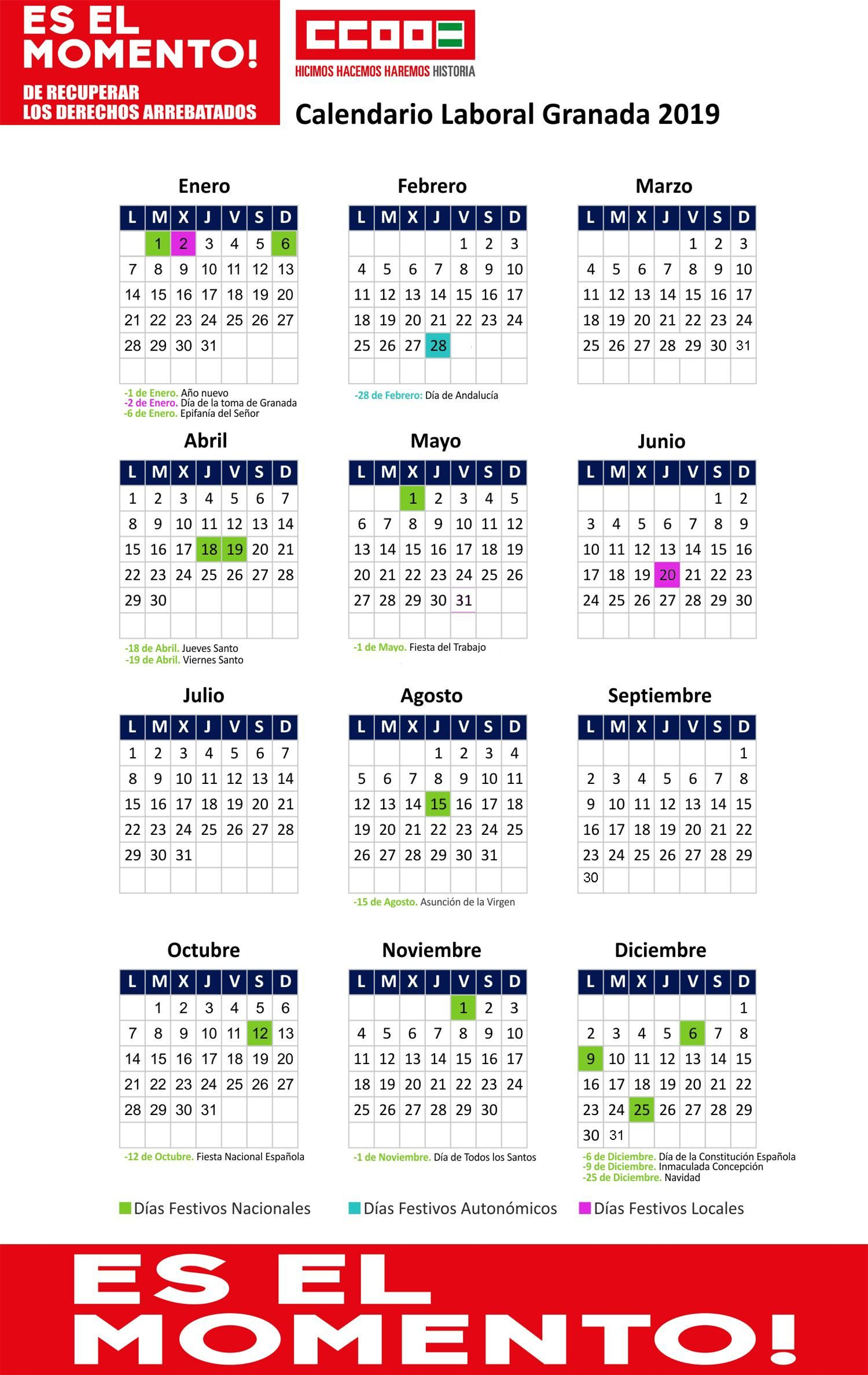 Calendario laboral