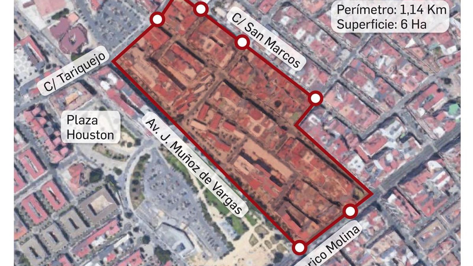 Zona de bajas emisiones de Isla Chica.