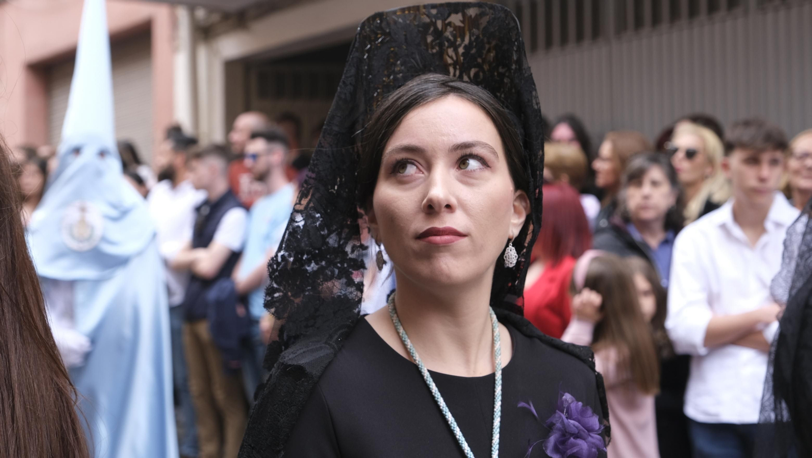 La procesión de Los Ángeles en Almería, en imágenes