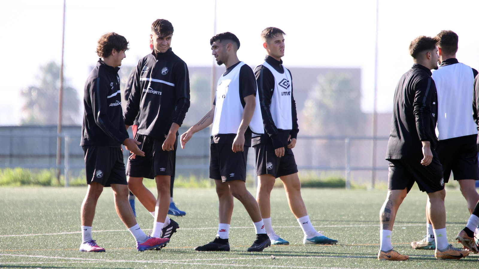 Primer entrenamiento del Xerez DFC en Picadueñas