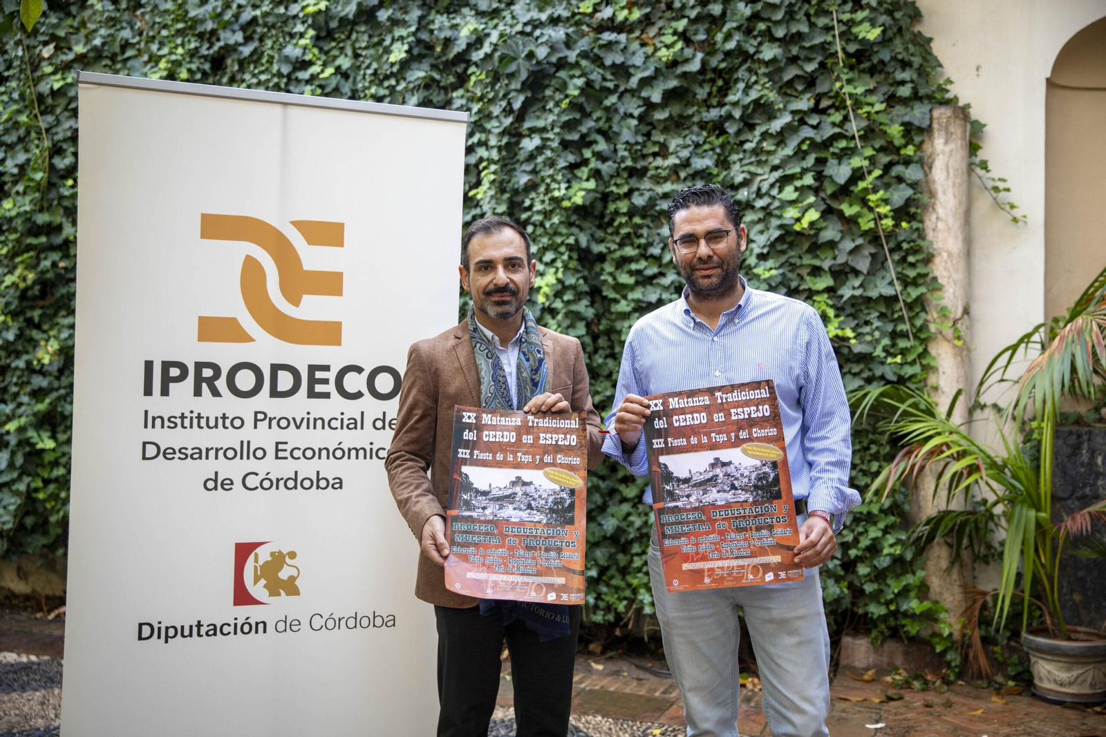 El presidente del Iprodeco, Félix Romero, y el alcalde de Espejo, Florentino Santos. El presidente del Iprodeco, Félix Romero, y el alcalde de Espejo, Florentino Santos.