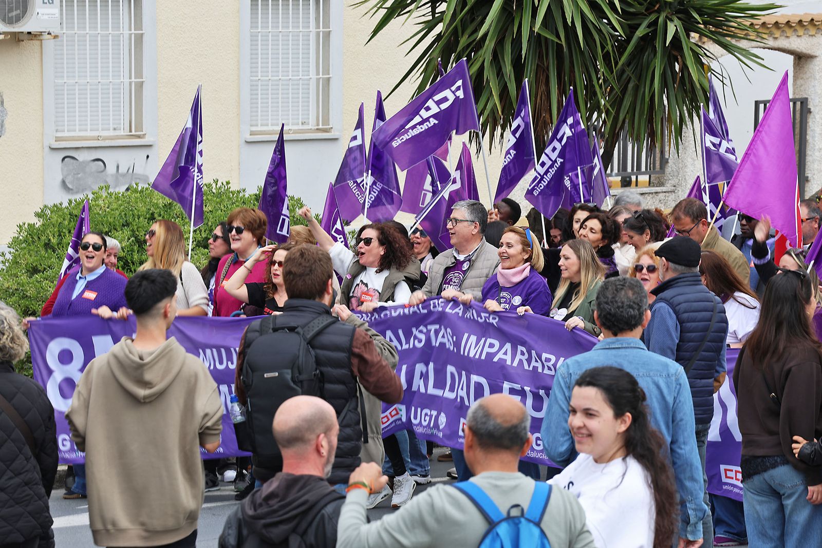 8M: Las fotografías de la manifestación del Día de la Mujer