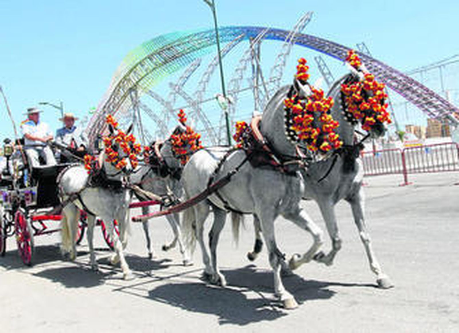 Engalanados y al trote