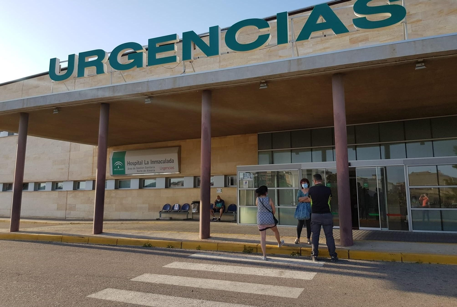 Urgencias del Hospital de la Inmaculada, en Huércal-Overa.