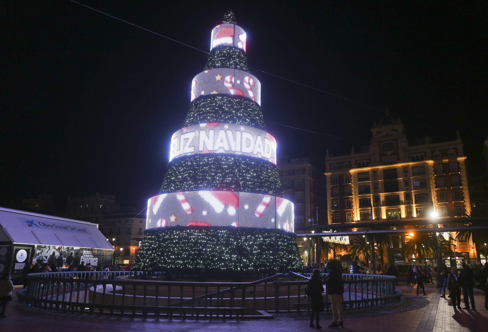 Málaga se enciende por Navidad