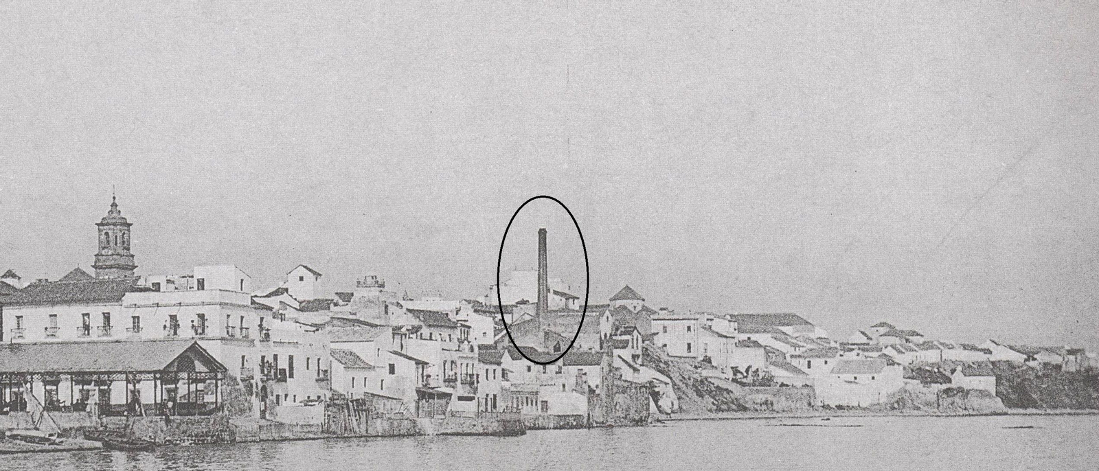 Cercana a la casa de Gamito se instalaría la Fábrica de la Luz.