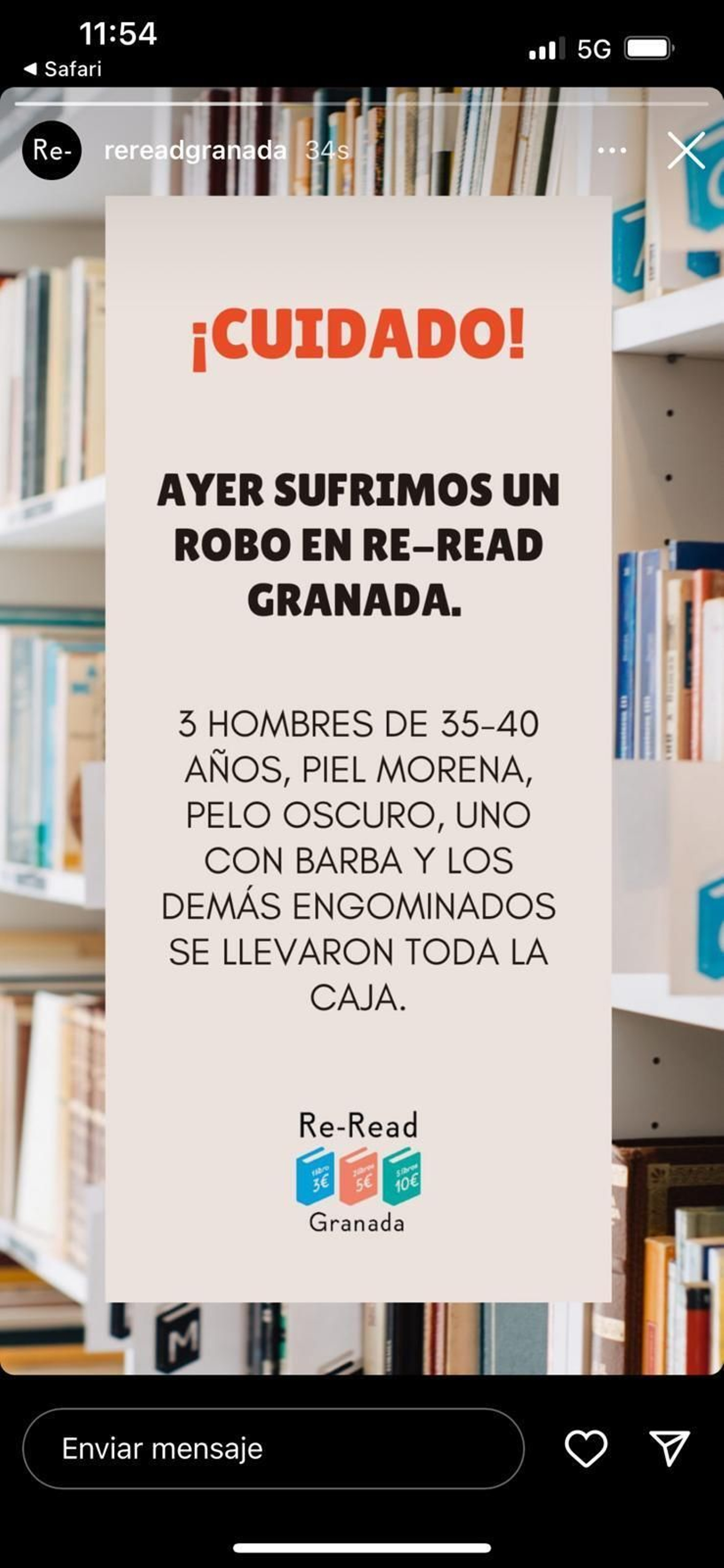 Imagen difundica por Re-Read en sus redes sociales.