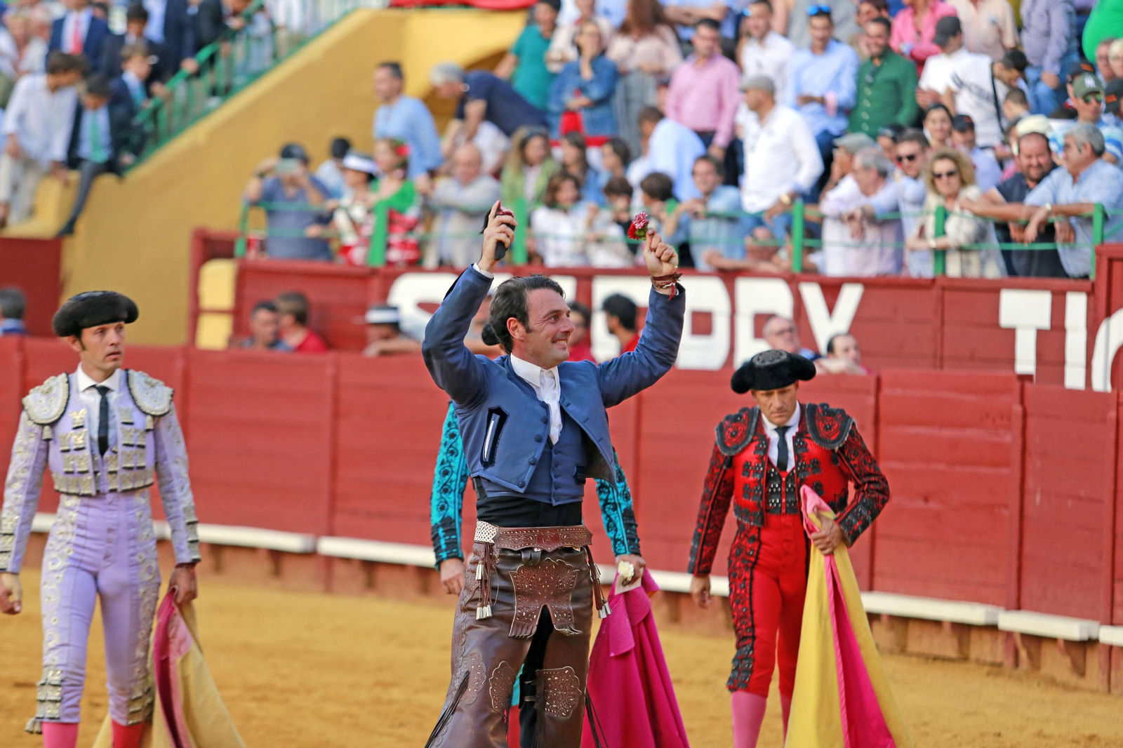 Corrida de Rejones en la plaza de Toros de Jerez