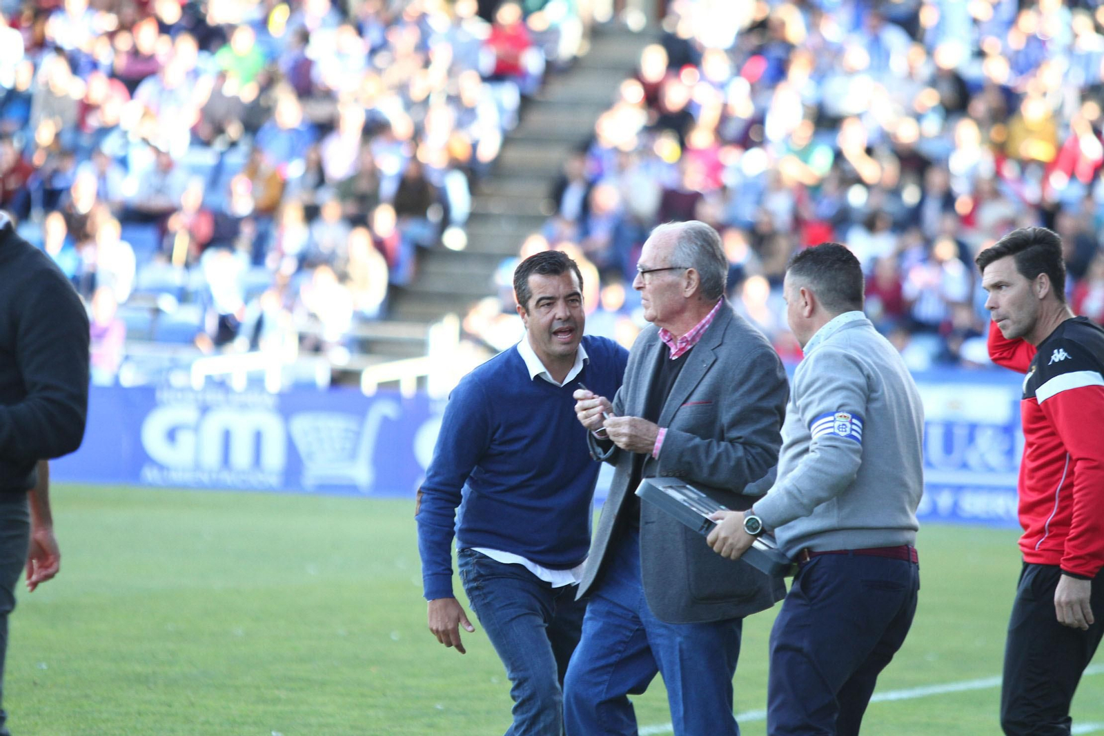 Imágenes del encuentro entre el Recreativo de Huelva y el San Fernando