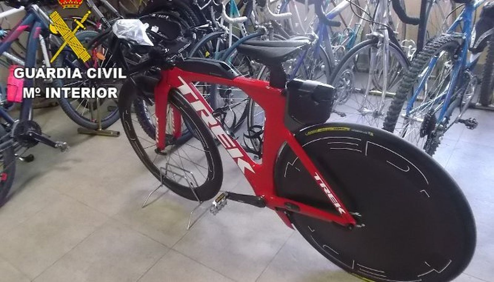 La bicicleta sustraída.