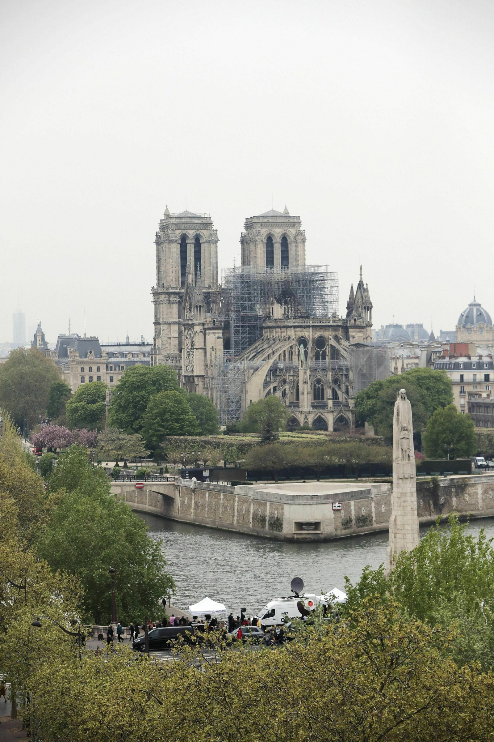 Las imágenes de Notre Dame tras la tragedia