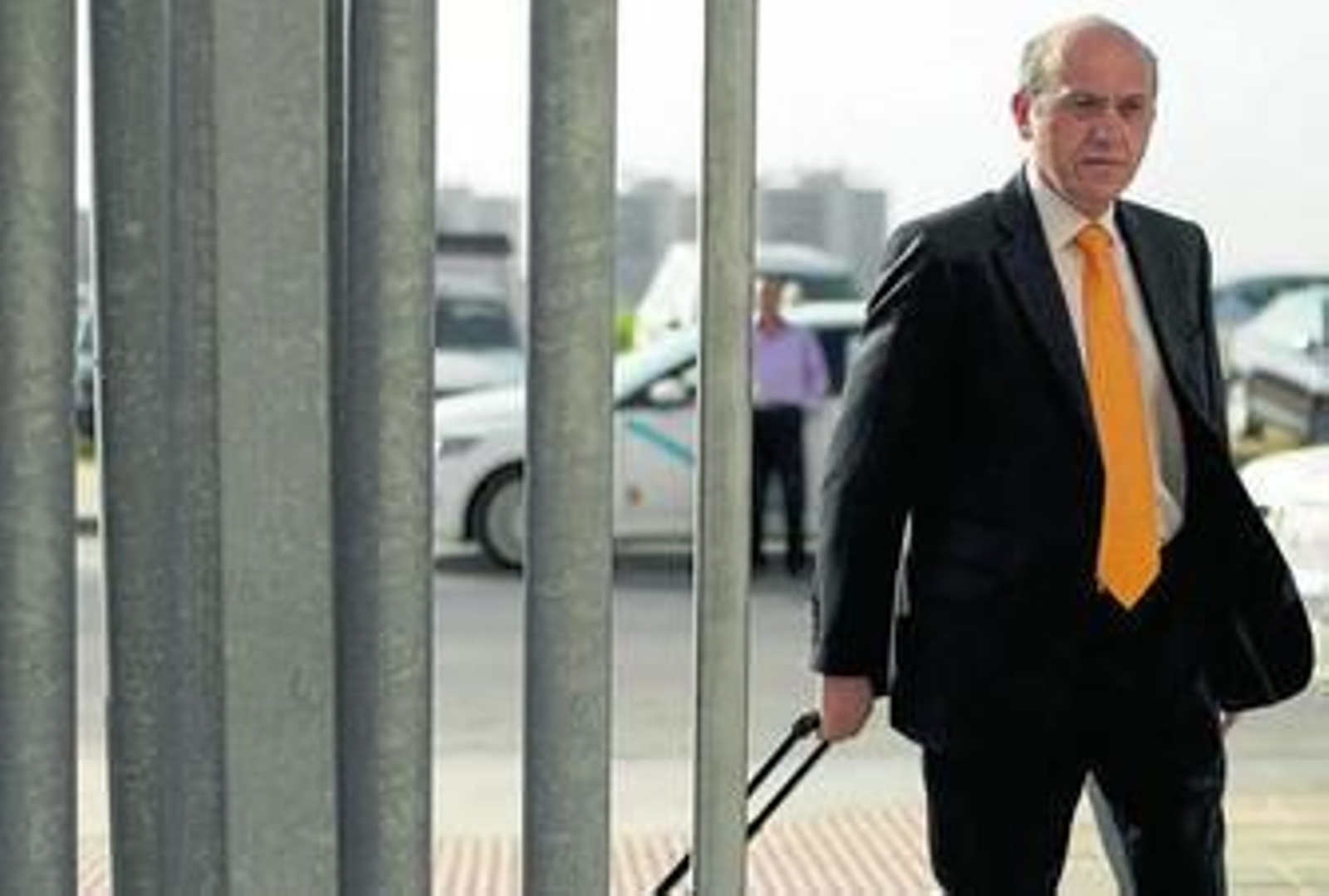José María del Nido, conocido ex presidente del Sevilla, a su llegada a los juzgados de Málaga en abril de 2011.