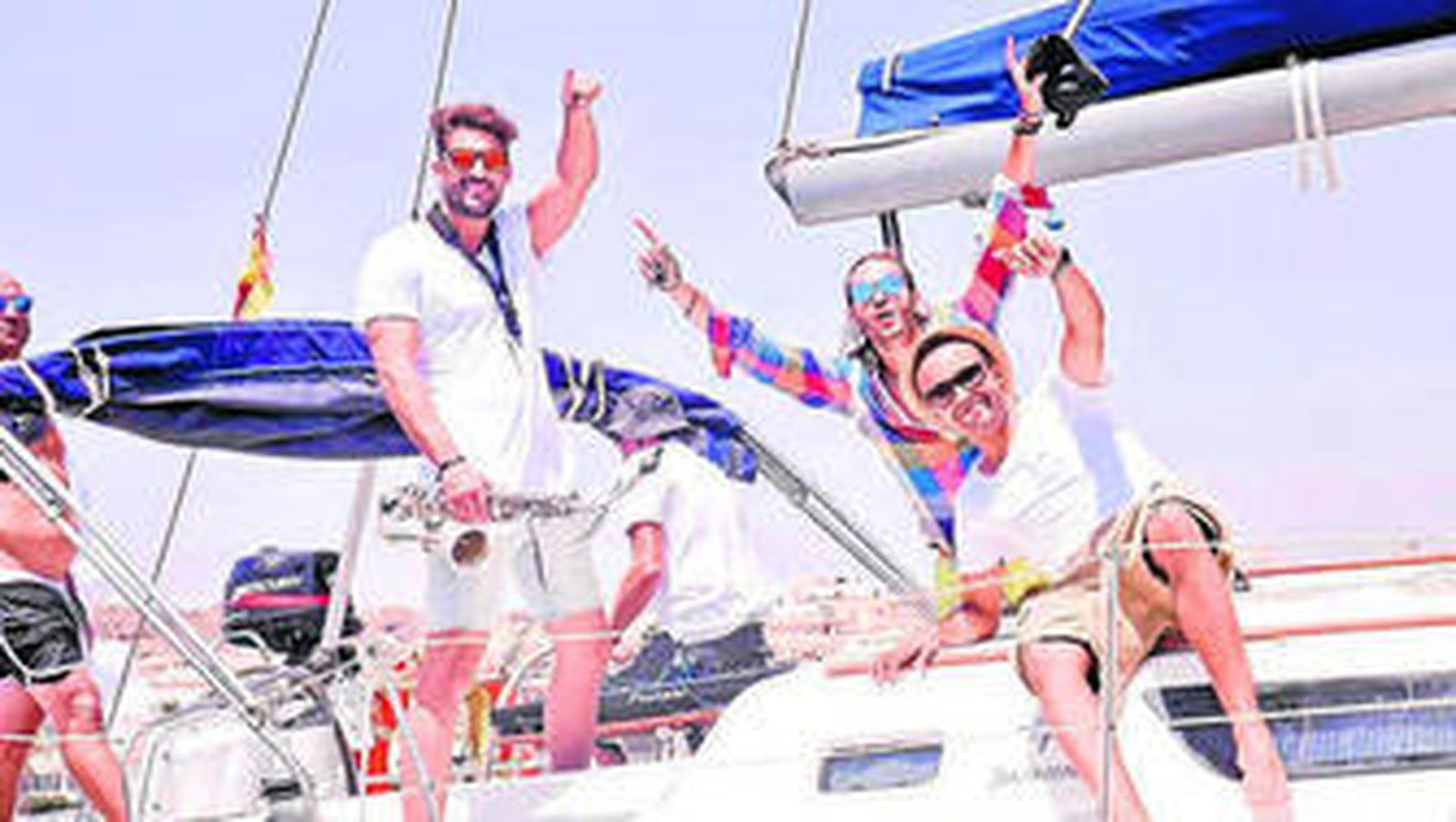 El rodaje del nuevo vídeo se ha llevado a cabo, en gran parte, en embarcaciones en la costa garruchera.