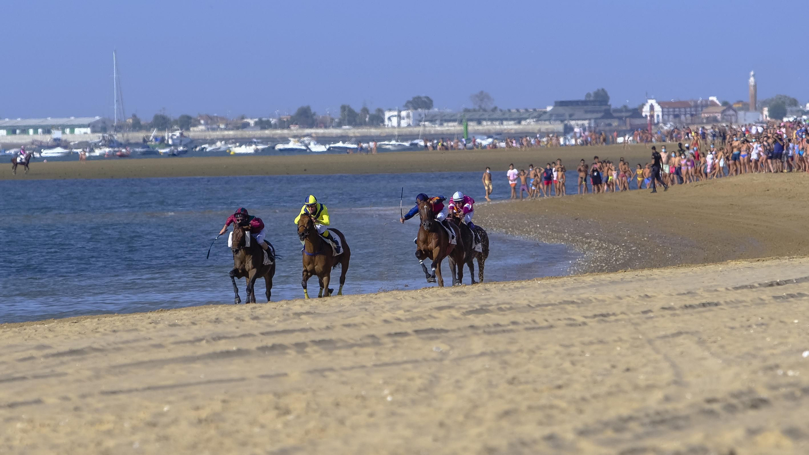 Las carreras de caballos en Sanlúcar en imágenes.