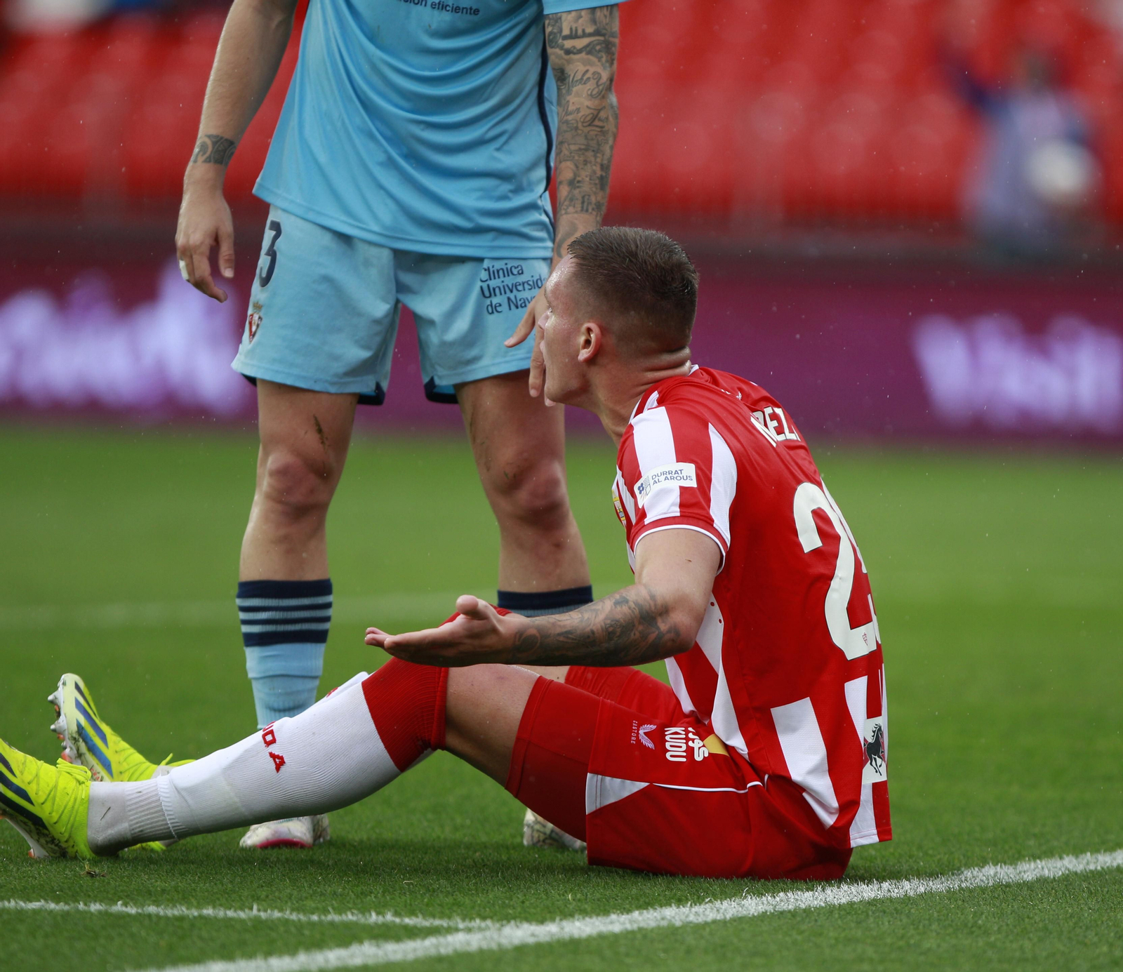 Las mejores imágenes del partido de fútbol U.D. Almería-C.A. Osasuna