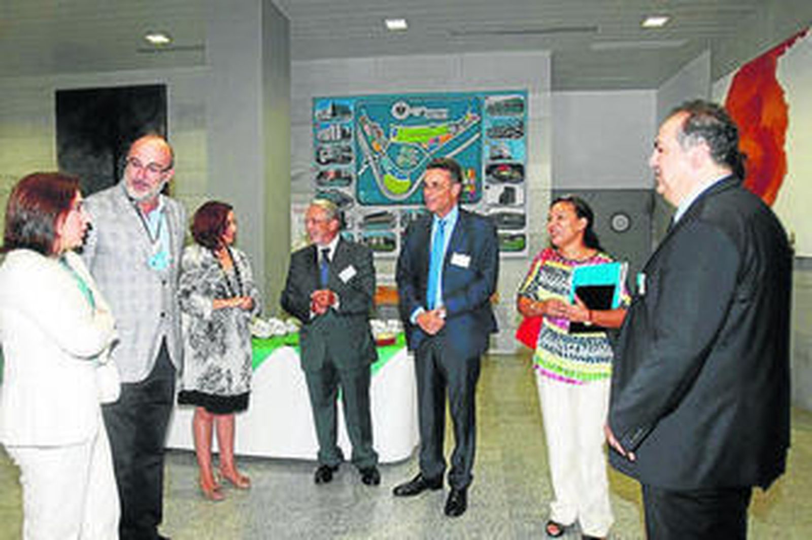 Inauguración del Foro de Emprendedores, en el PTS.