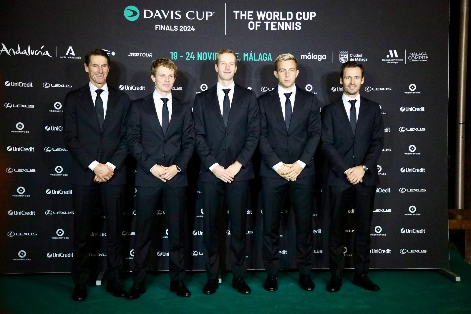 La alfombra roja de la Copa Davis