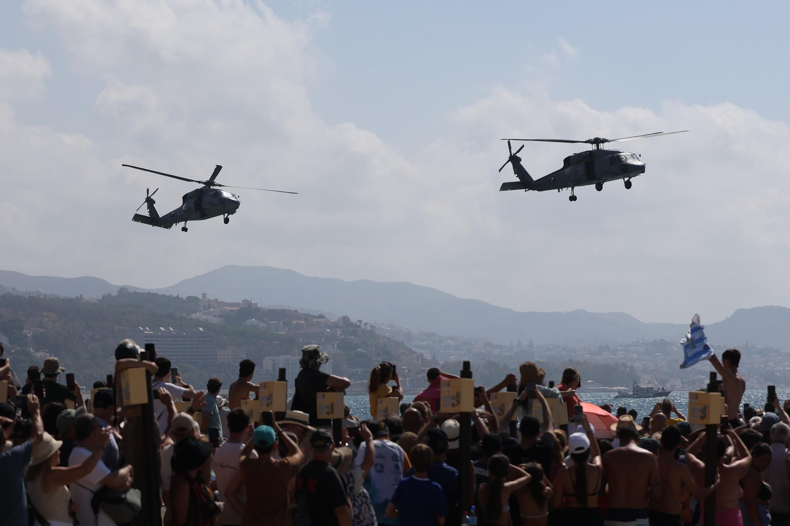 Las fotos del desembarco anfibio en La Malagueta