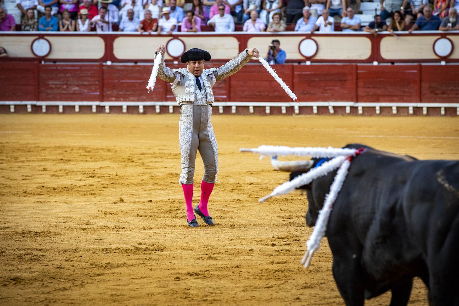 Diego Urdiales, Sebastián Castella y Daniel Luque, en la plaza de toros de El Puerto
