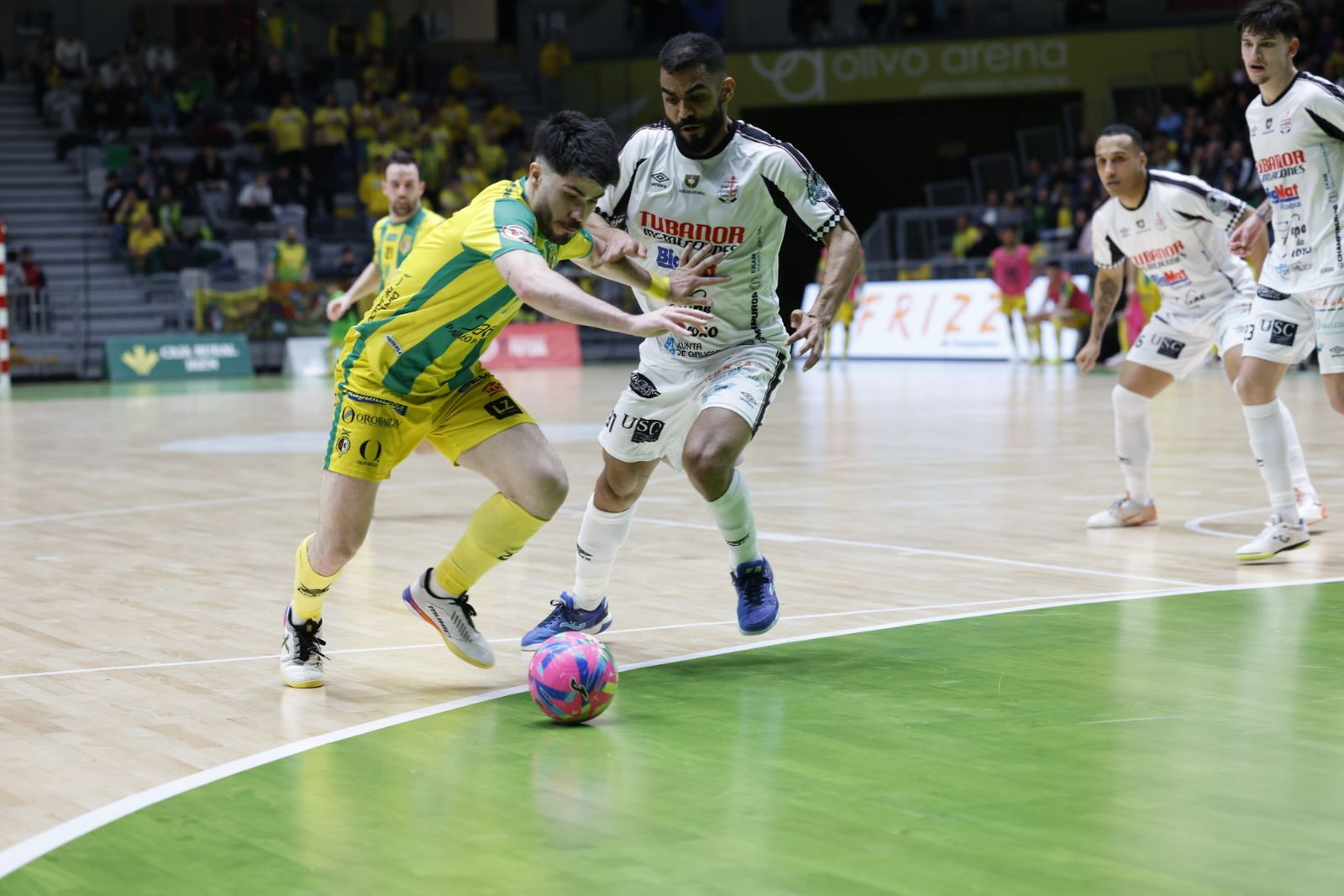 Dani Zurdo fue el que más lo intentó en la escuadra jiennense.