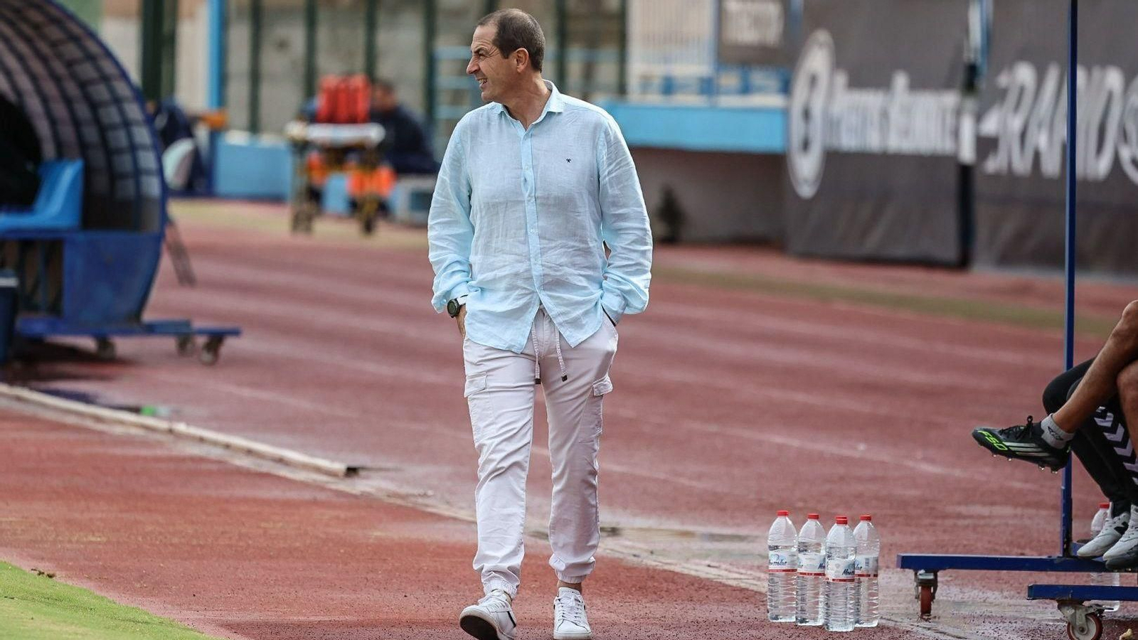 Diego Caro considera justo el punto logrado por su equipo ante el Melilla.