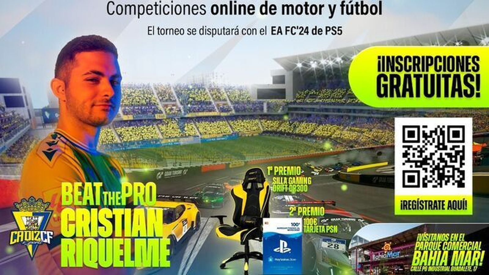 El cartel anunciador del evento.