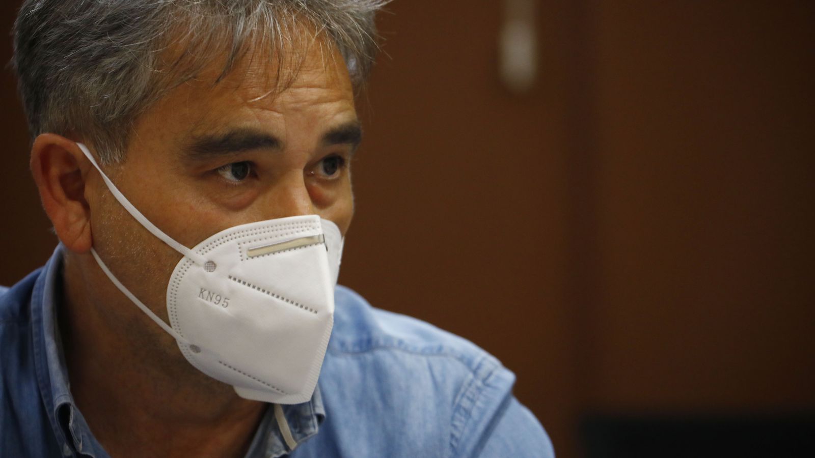 Manuel Cascos, durante la entrevista.