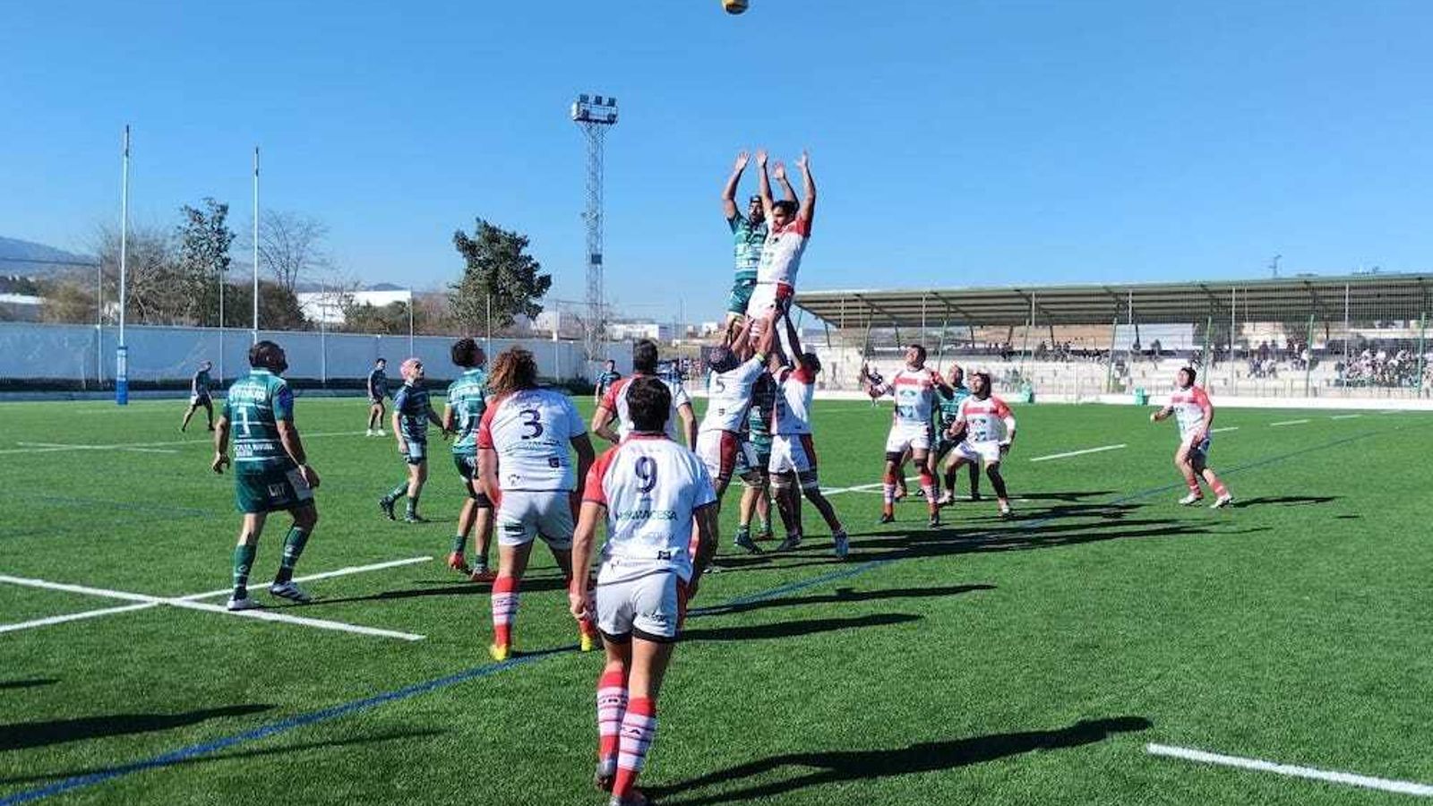 El encuentro se disputó en Las Lagunillas con buen aforo en las gradas.