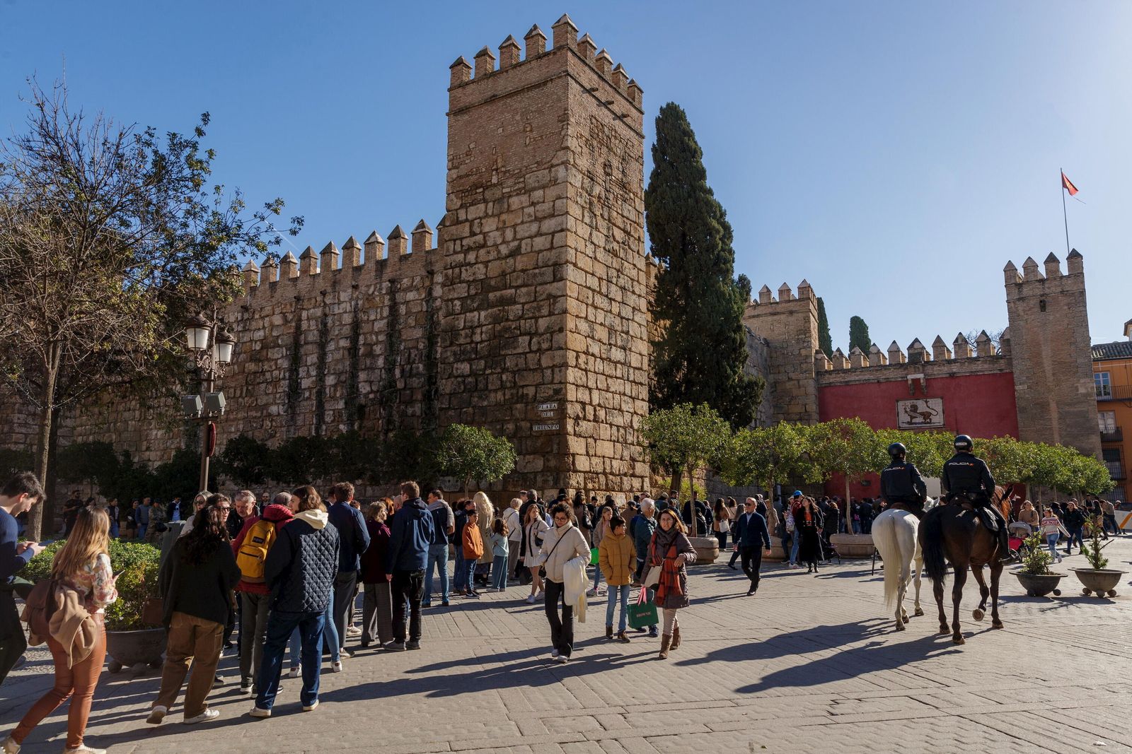 Cielo despejado en Sevilla.
