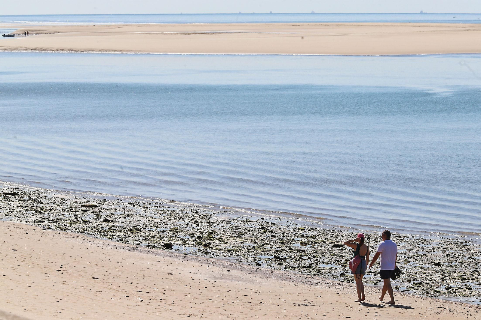 Imágenes de las playas de Huelva en la jornada de domingo