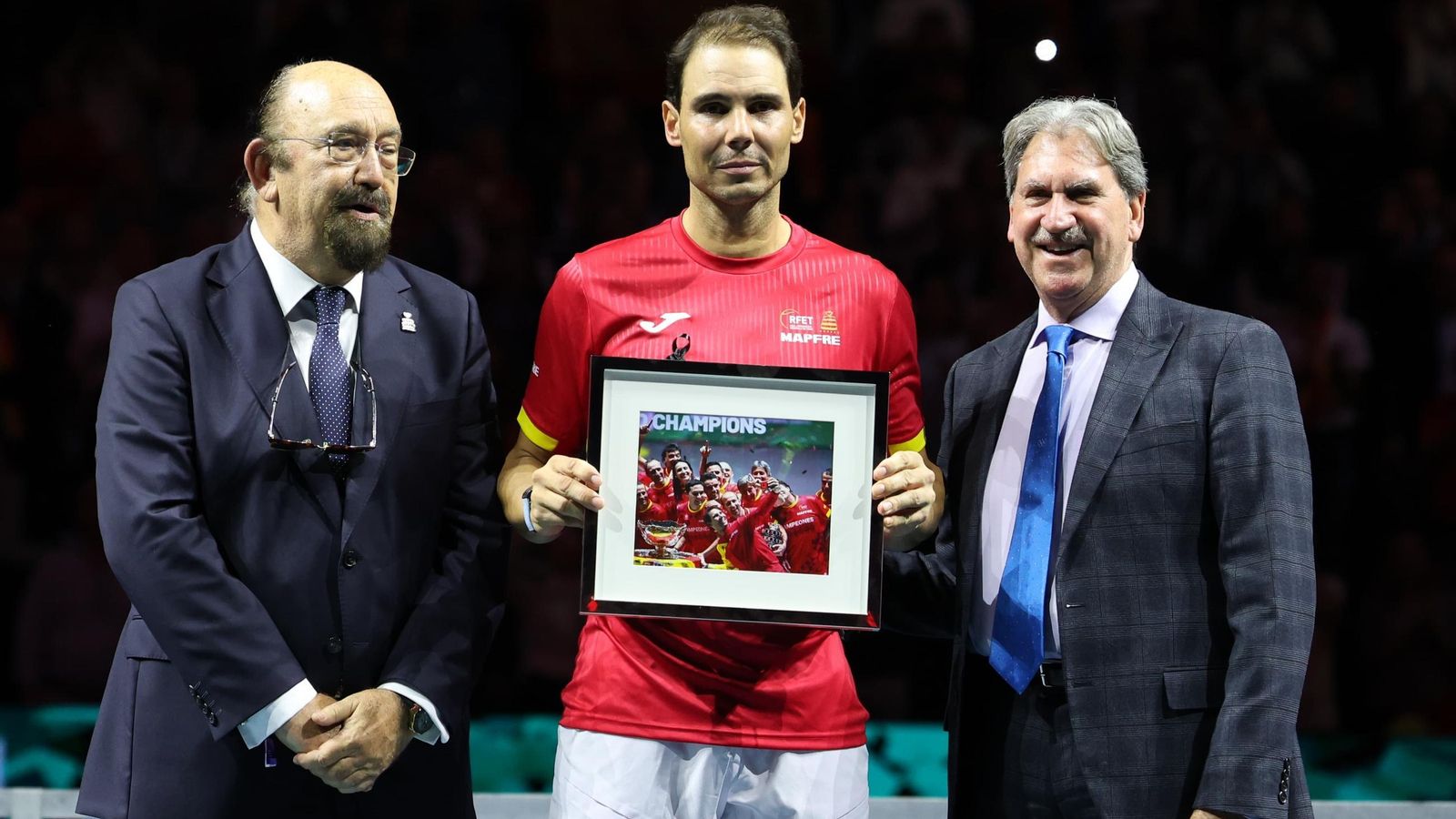 El homenaje a Rafa Nadal, en fotos