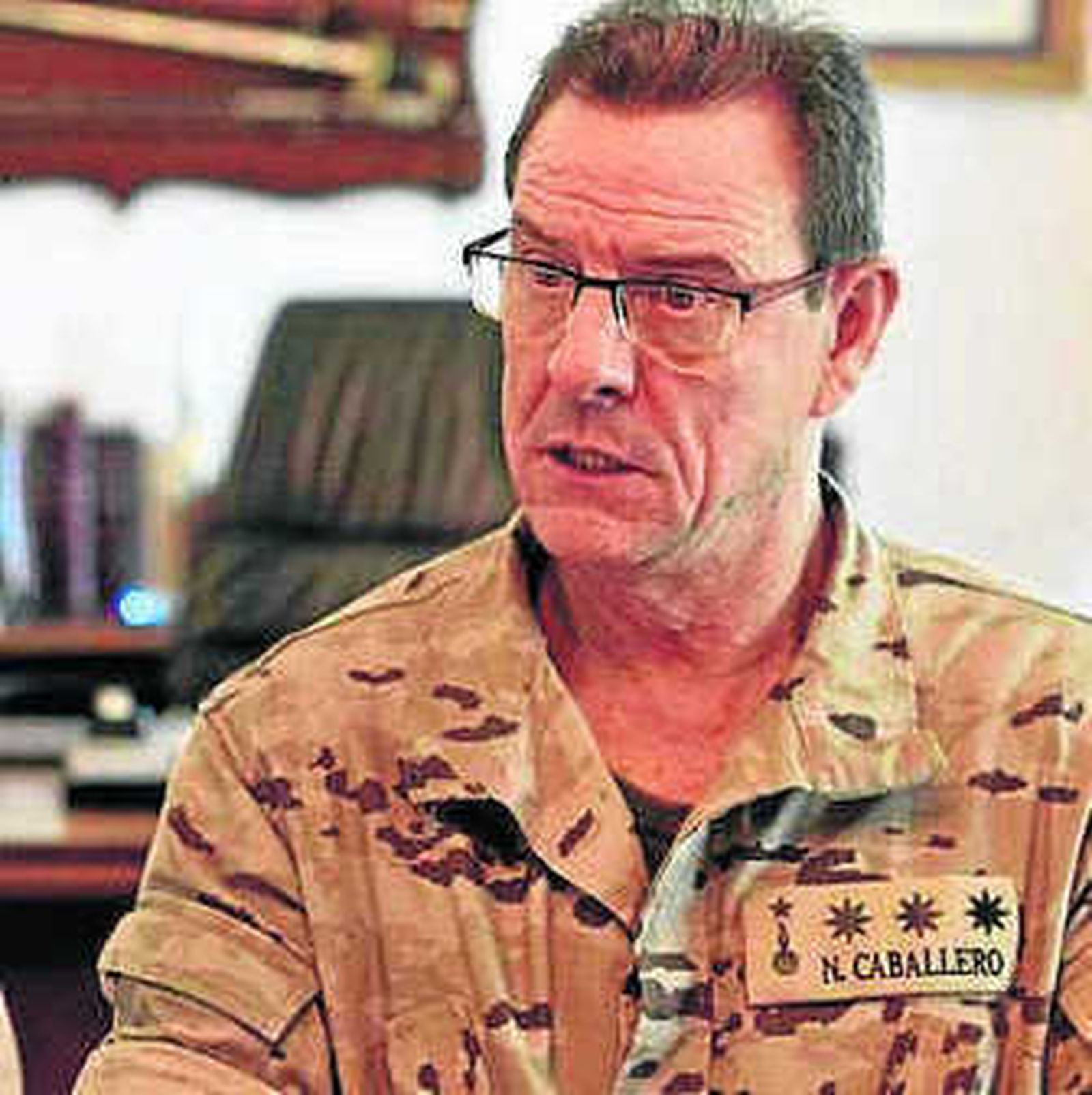 El coronel Fernando Caballero.