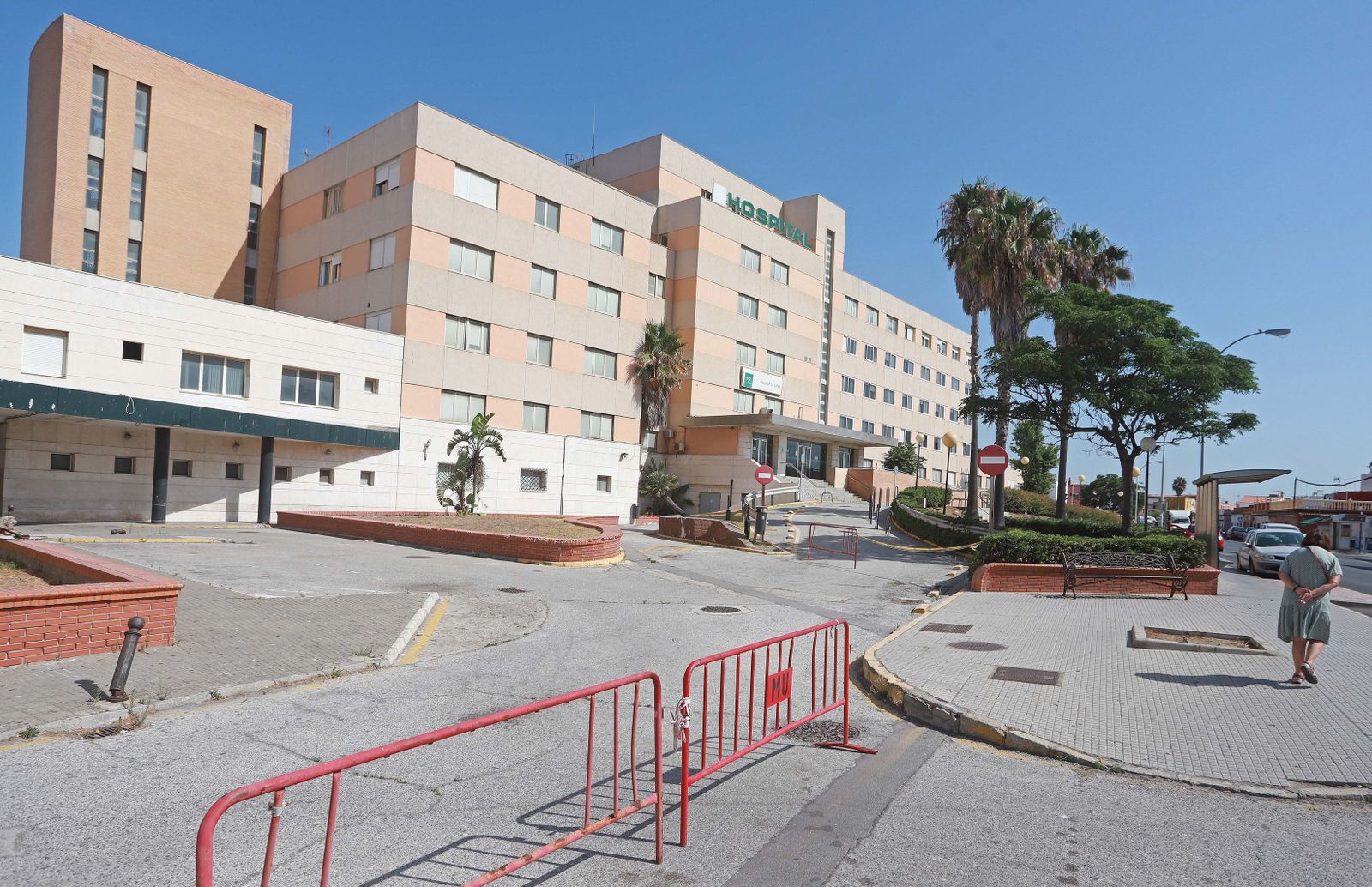 El antiguo hospital de La Línea.