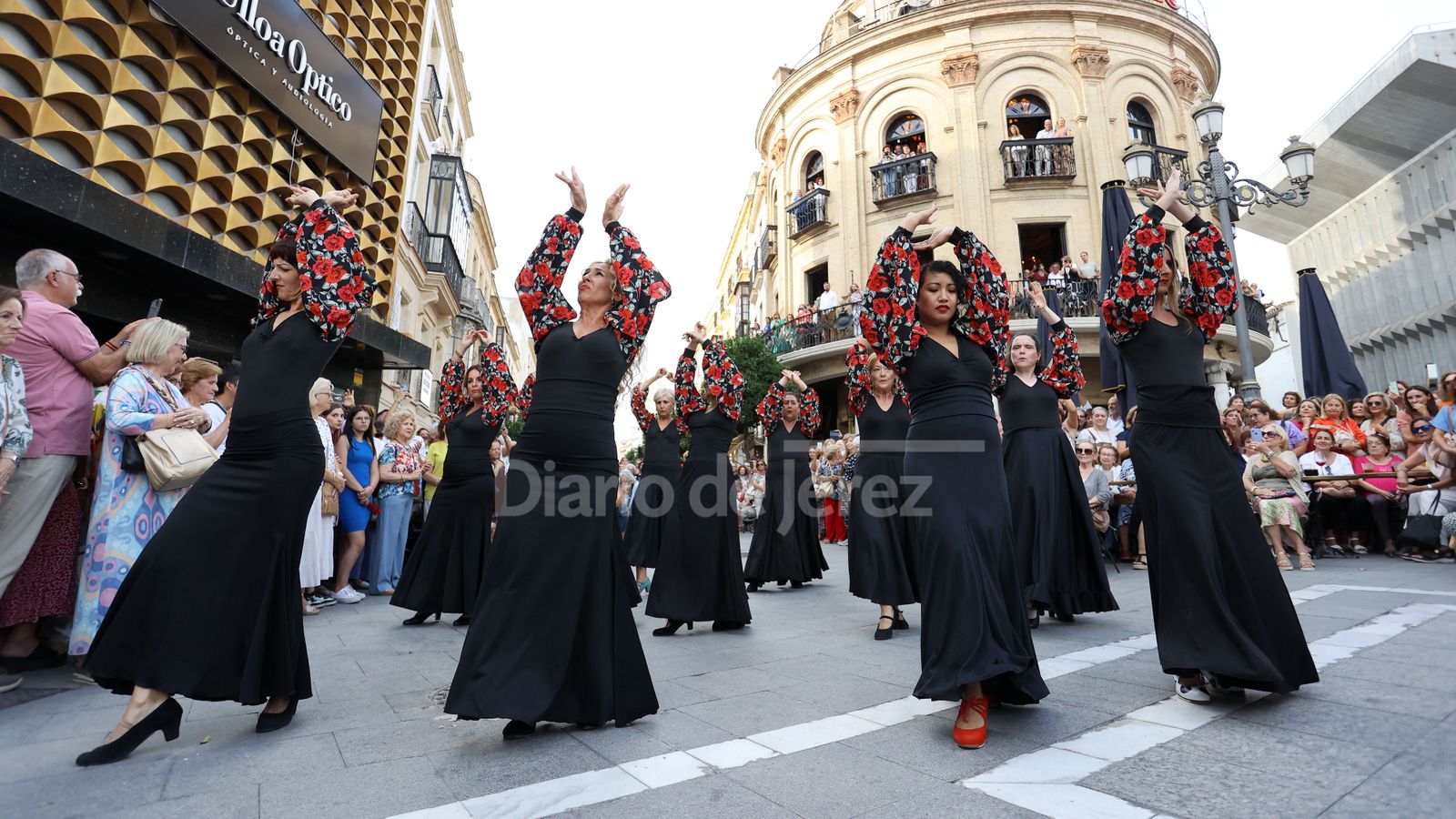 Flashmob de la academia de baile de Fani Muñoz en Jerez