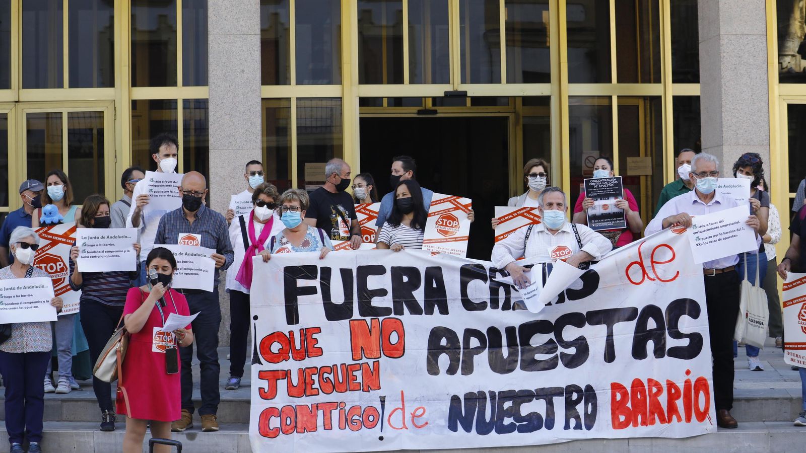 Protesta de Stop Casas de Apuestas.