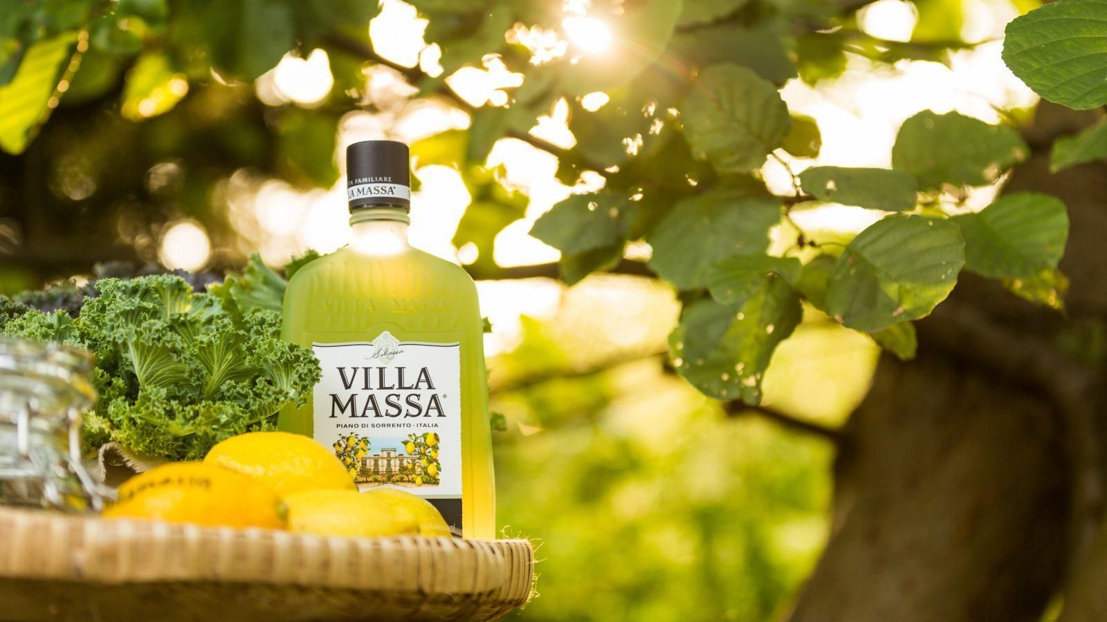 Limoncello de 'Villa Massa'.