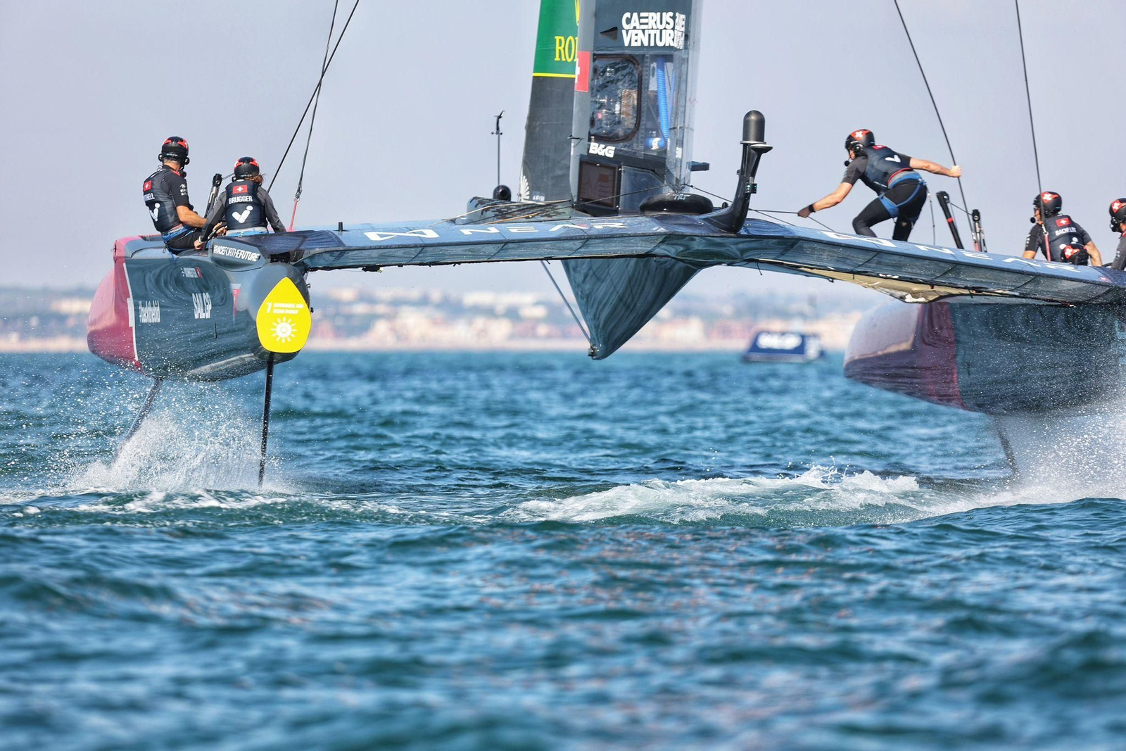 Sail GP Cádiz: El primer entrenamiento ya deja imágenes espectaculares