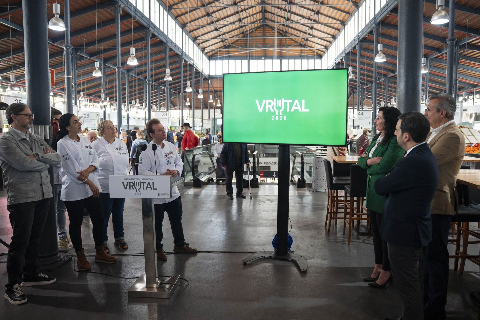 Presentación de Vrutal en el Mercado Central de Almería