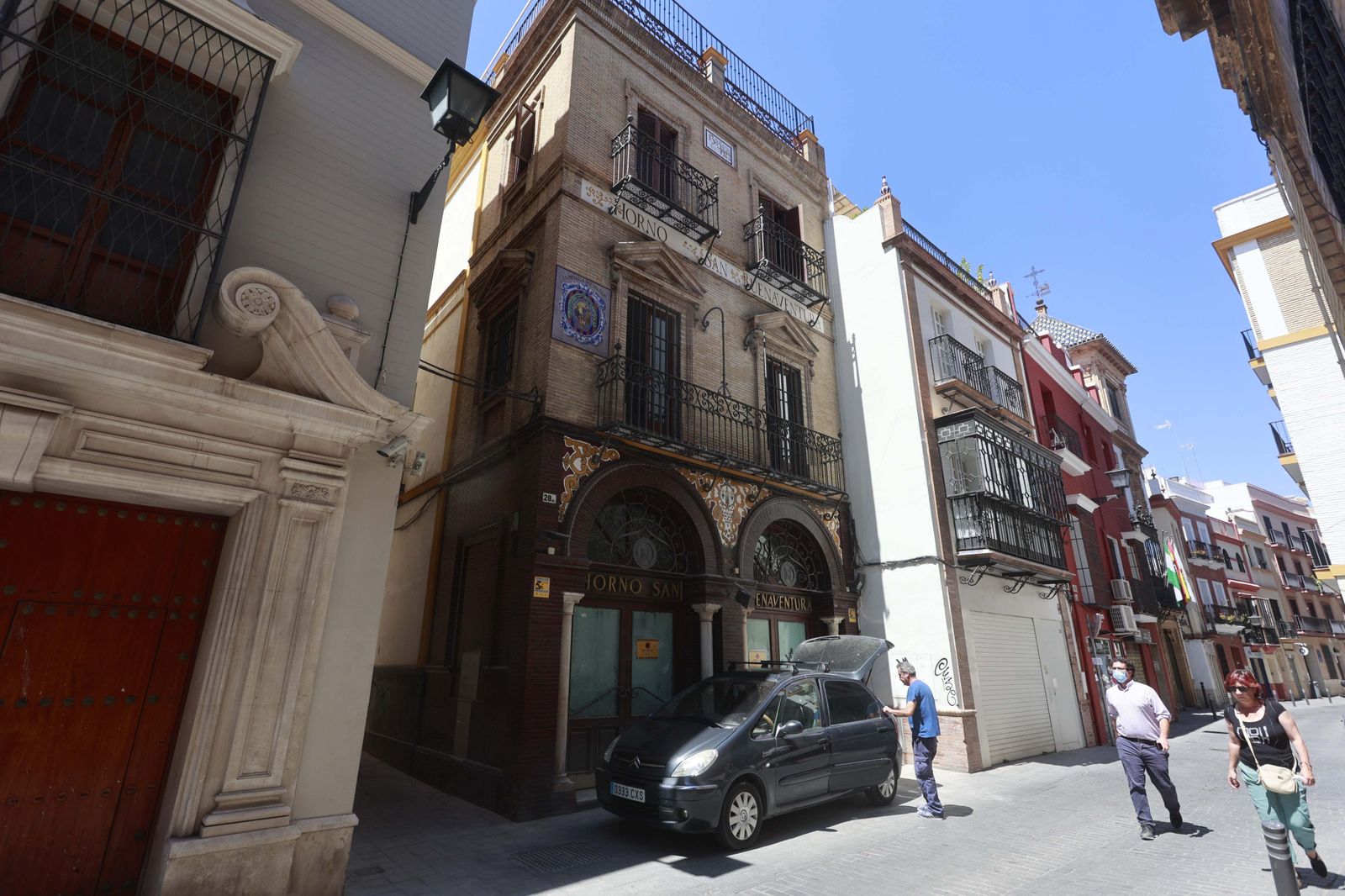 El edificio del antiguo Horno de San Buenaventura!