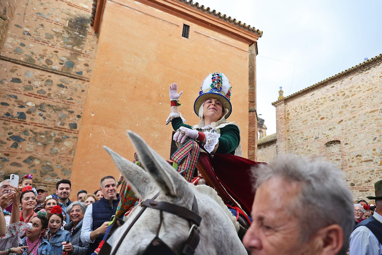 Las imágenes de la romería de San Benito Abad en el Cerro del Andévalo de Huelva