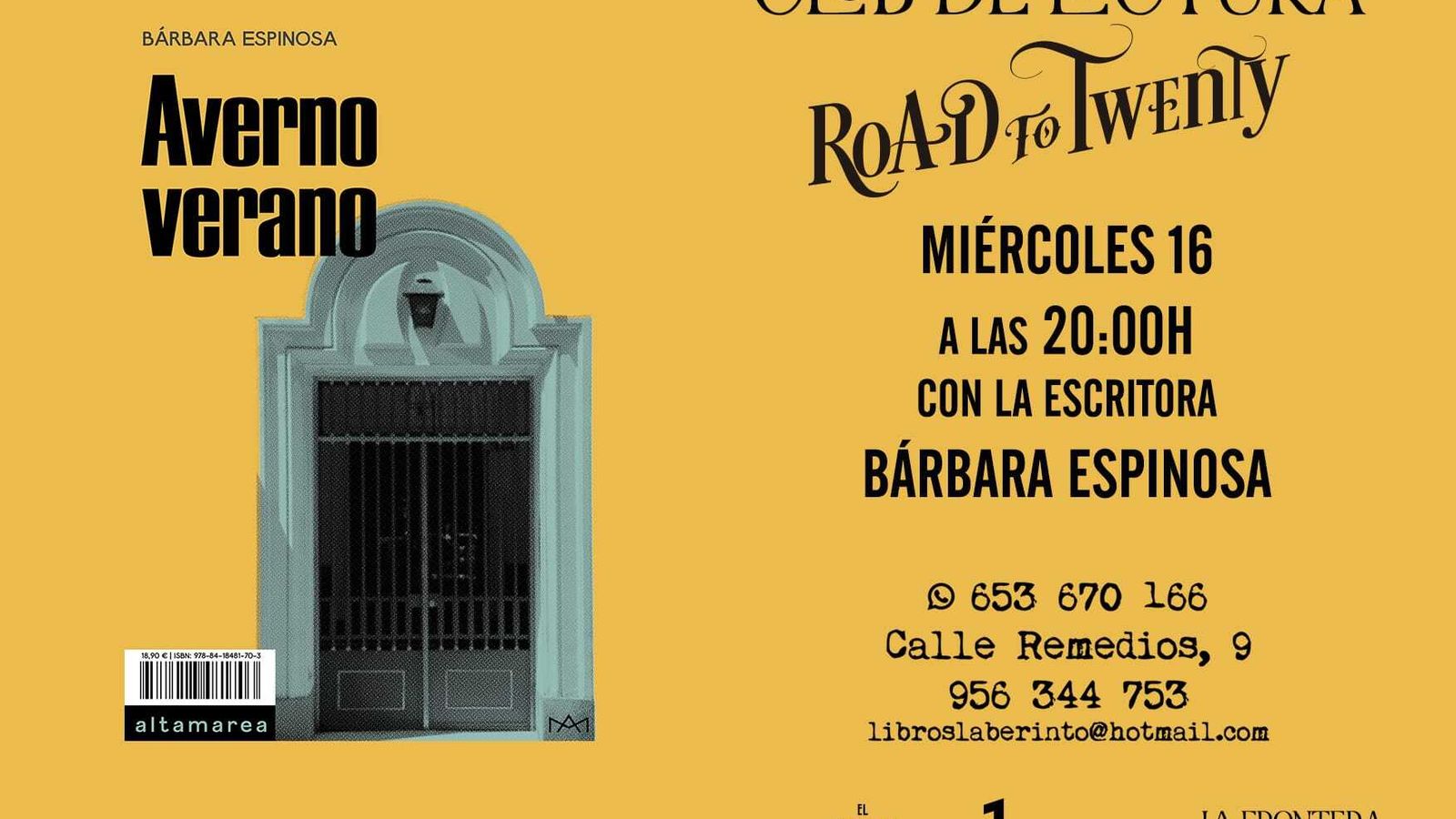 Invitación de la presentación.