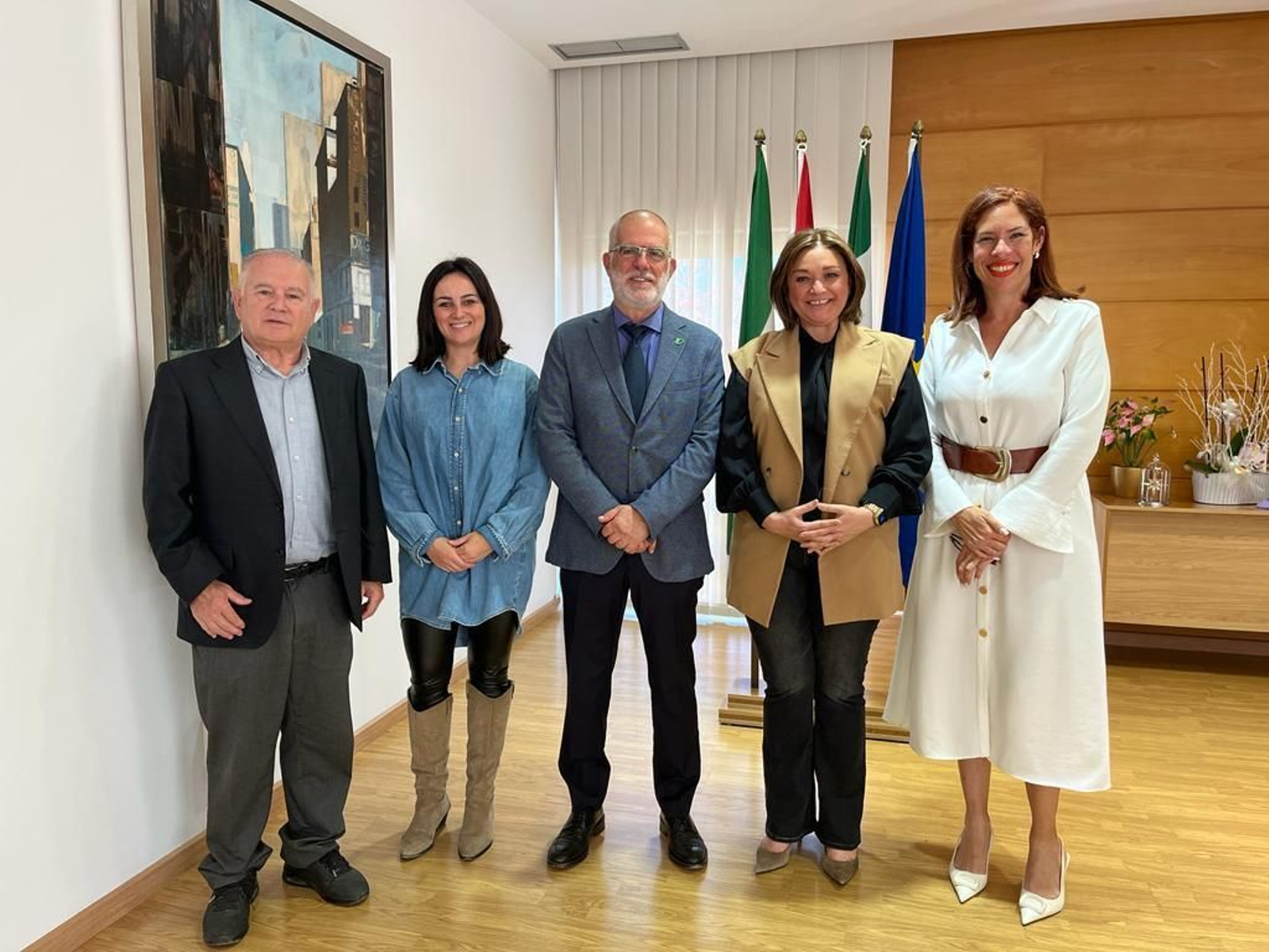 La reunión mantenida entre el Ayuntamiento y Aspromanis. La reunión mantenida entre el Ayuntamiento y Aspromanis.
