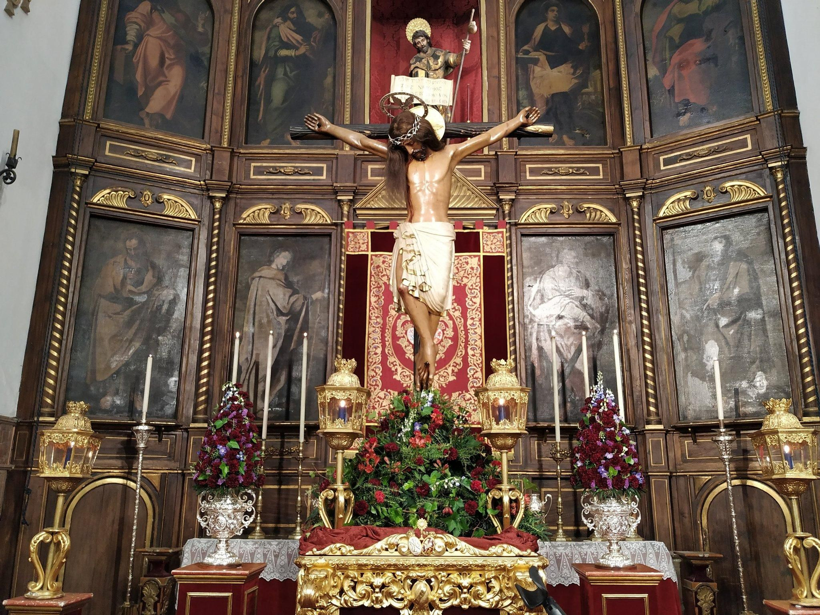 El Santo Crucifijo de San Agustín.