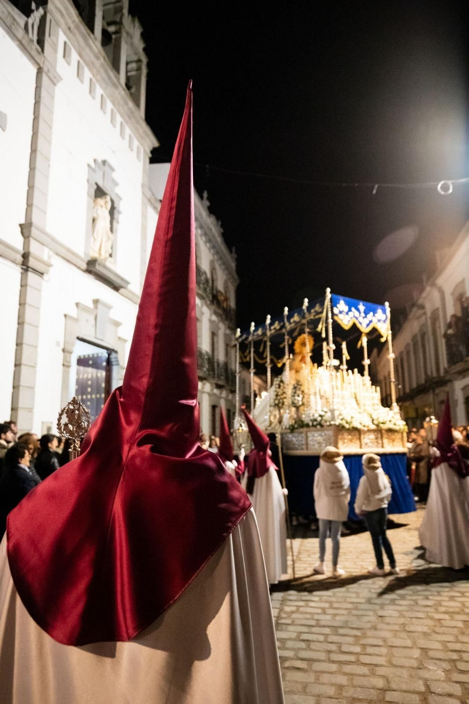 Lunes Santo en Villanueva de Córdoba: Las fotografías del Cautivo y la Virgen de la Paz