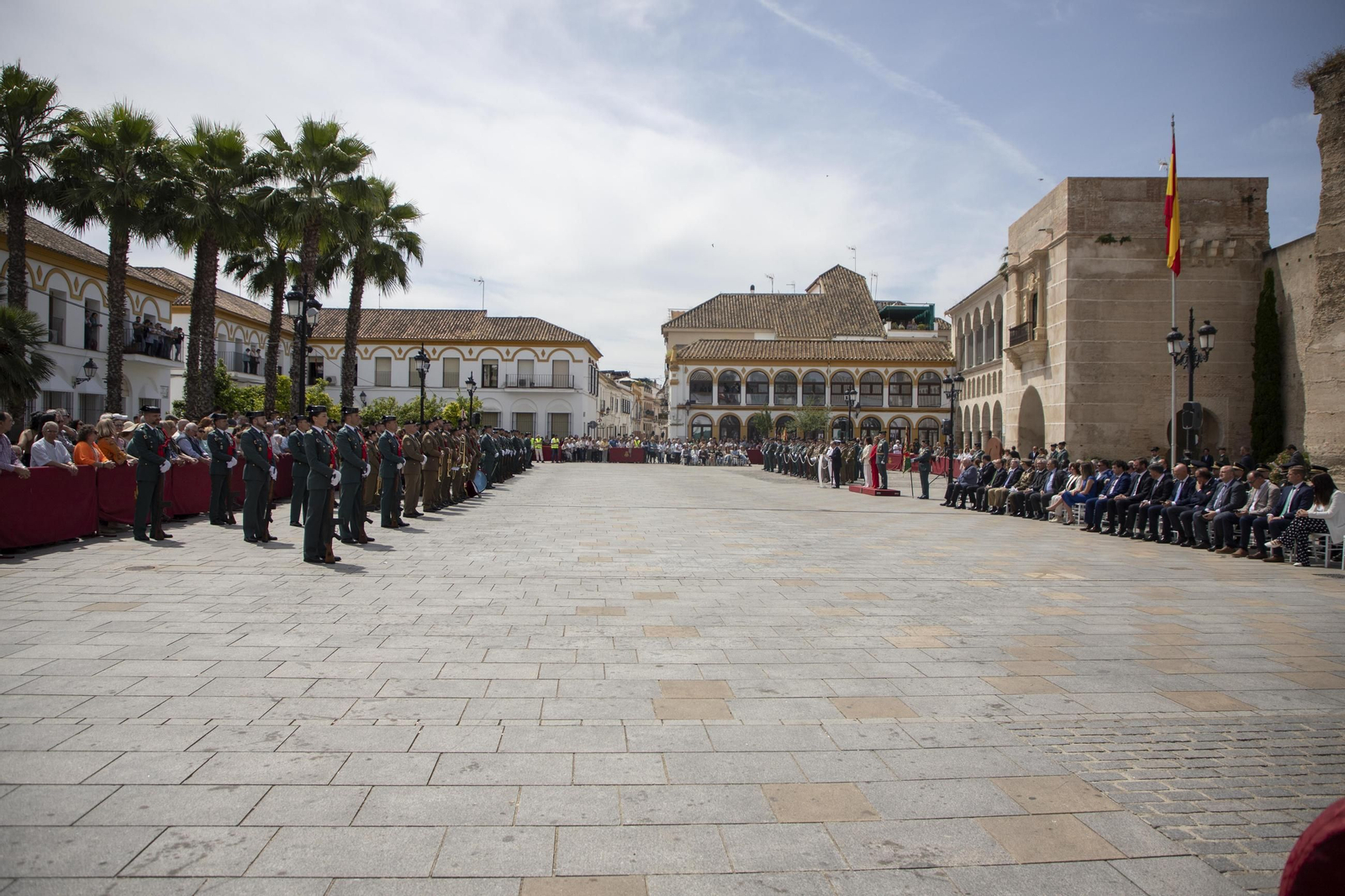 Conmemoración en Palma del Río del 181 aniversario de la fundación de la Guardia Civil
