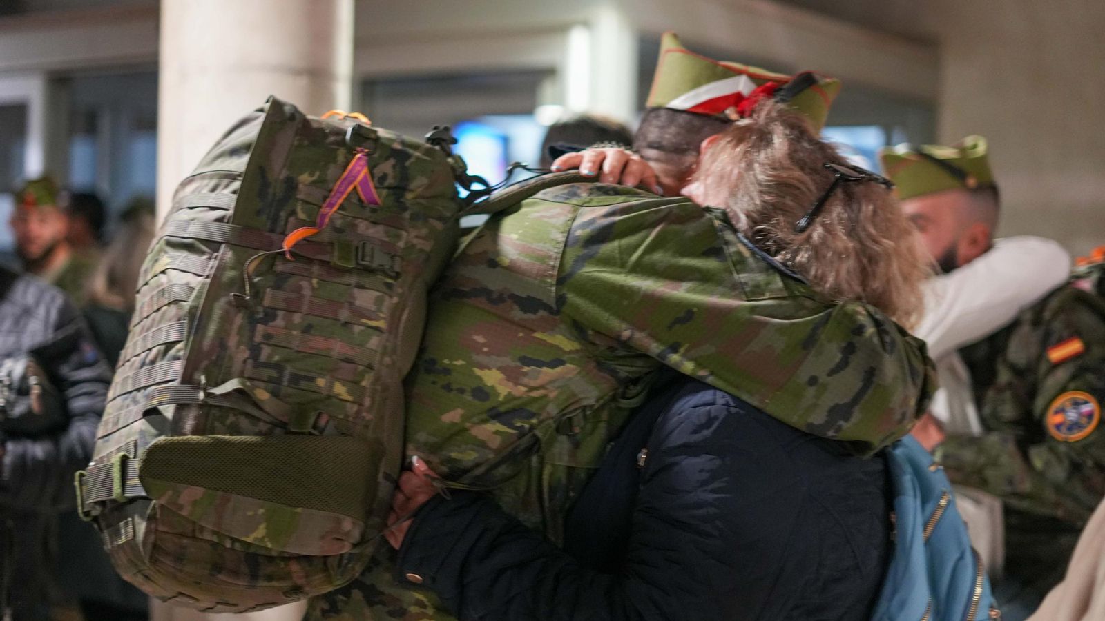 Despedida en el aeropuerto de Almería.