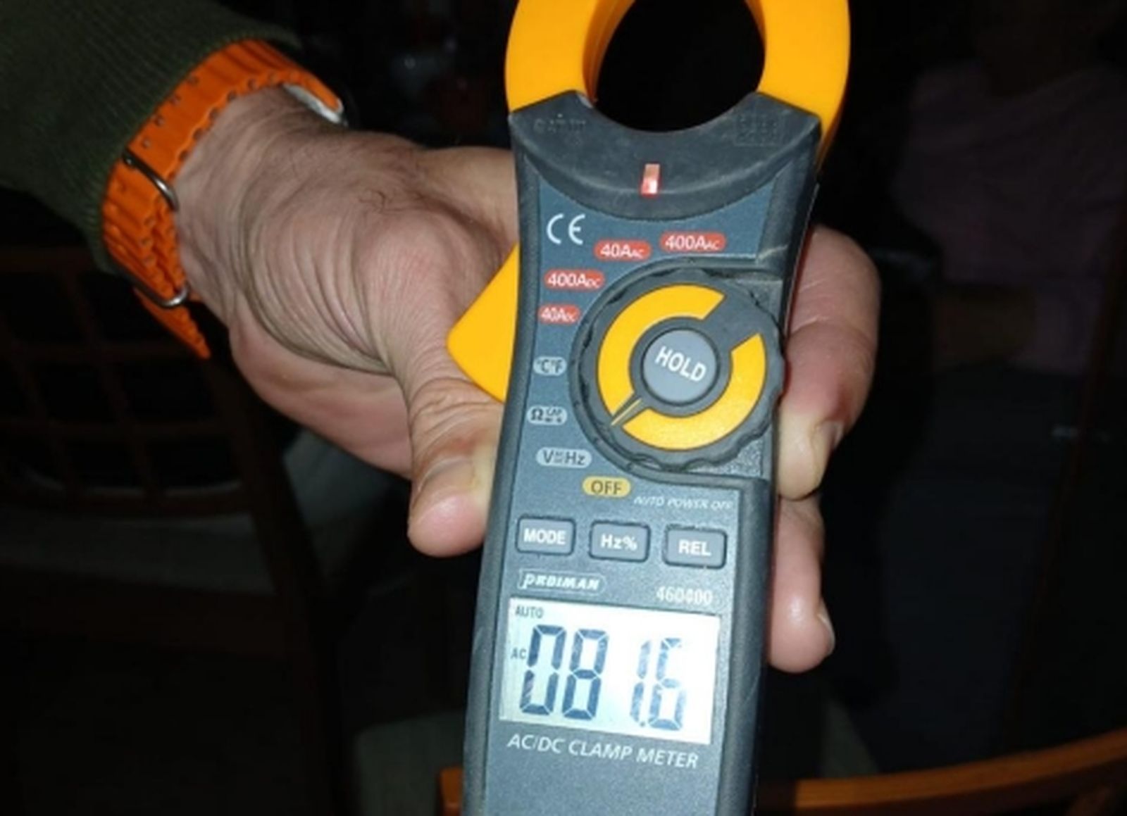 Medición de la potencia eléctrica.