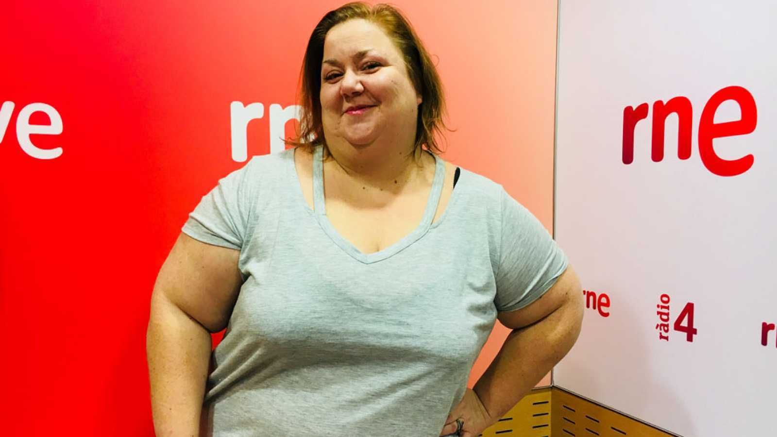 La actriz Itziar Castro en una entrevista con los internautas de rtve.es